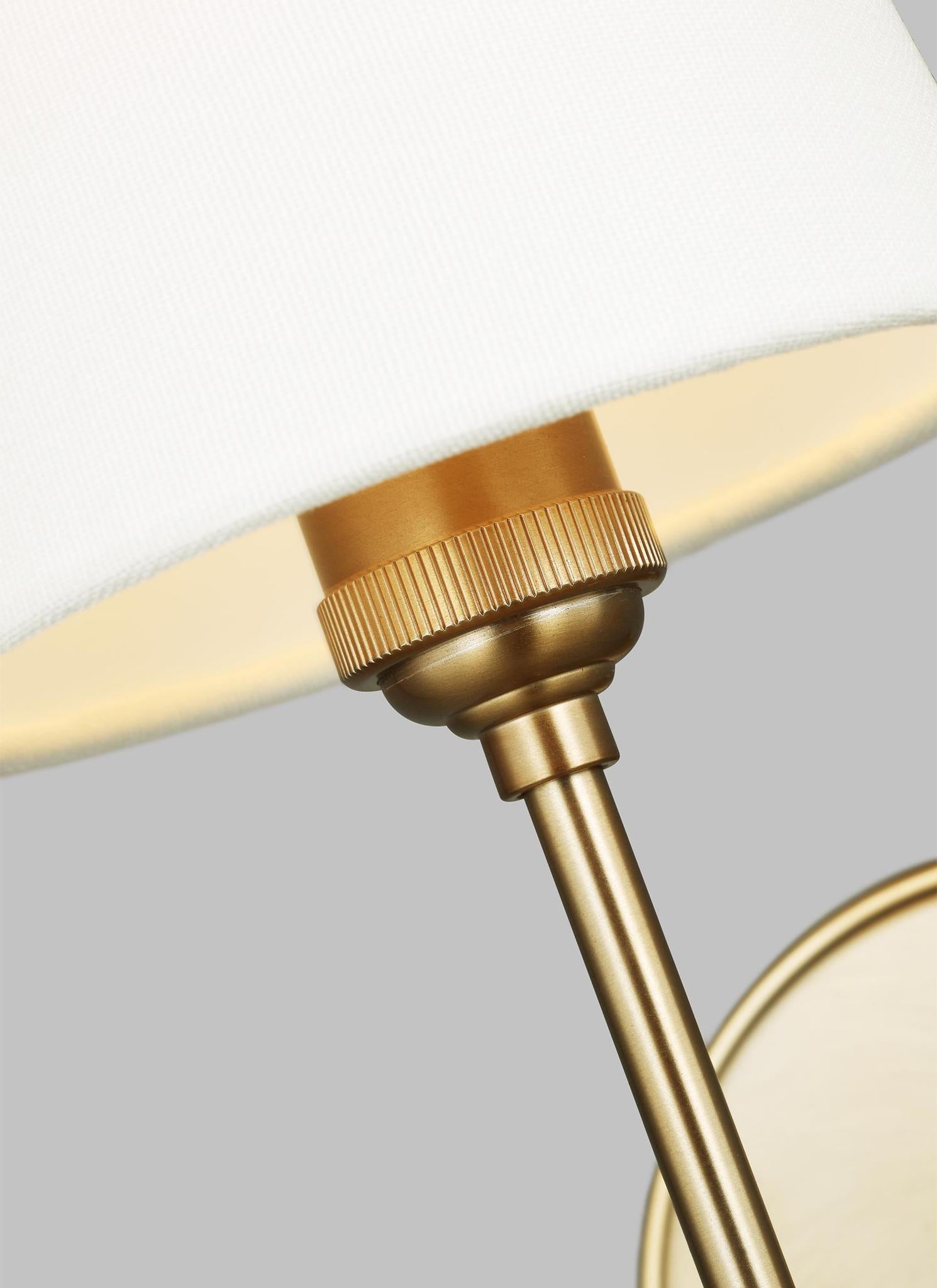 VISUAL COMFORT & CO., BAKER ONE LIGHT WALL / BATH SCONCE, BATH VANITY LIGHT