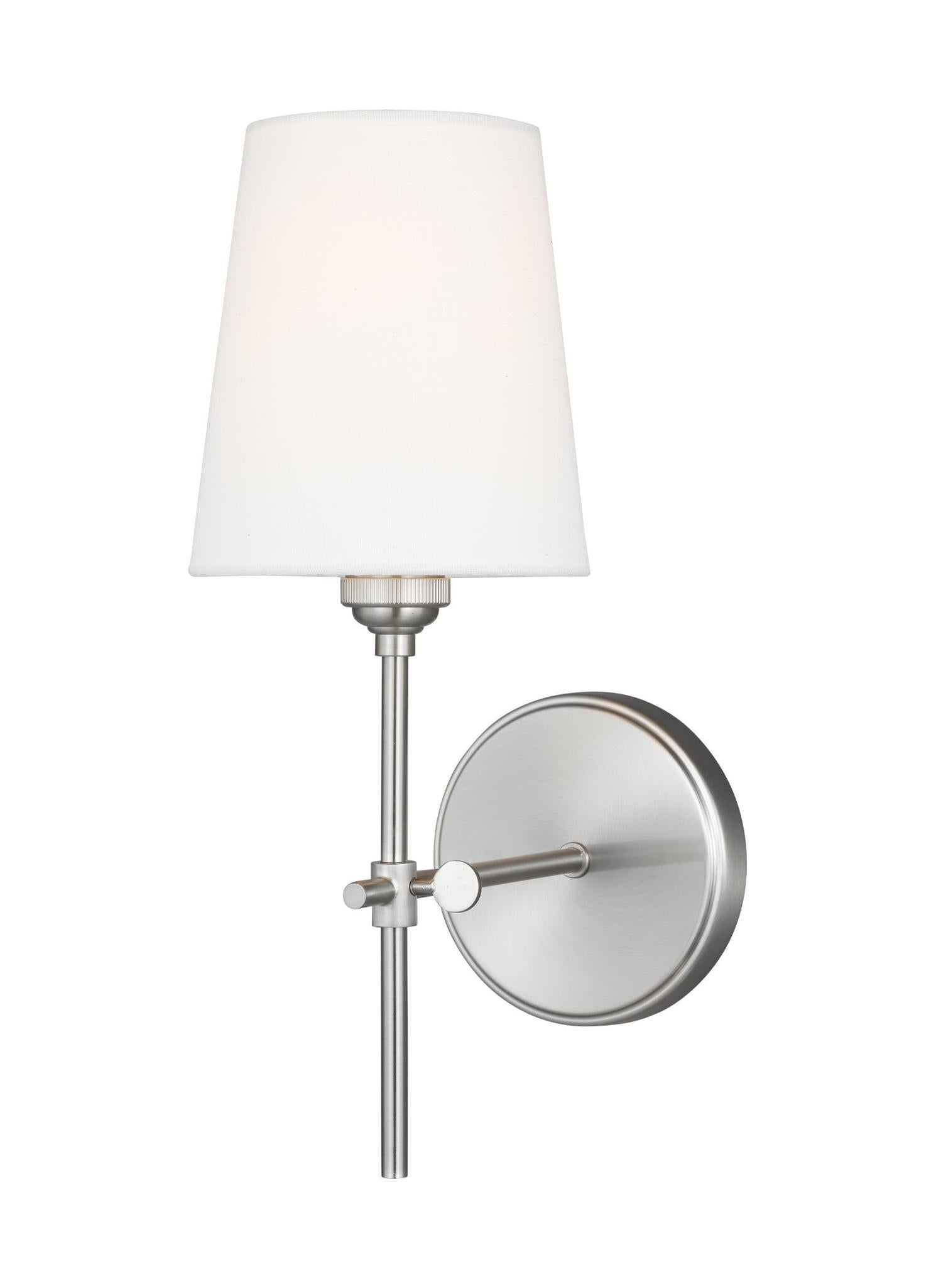 VISUAL COMFORT & CO., BAKER ONE LIGHT WALL / BATH SCONCE, BATH VANITY LIGHT