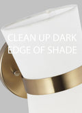 VISUAL COMFORT STUDIO, CLARK ONE LIGHT WALL / BATH SCONCE, BATH VANITY LIGHT
