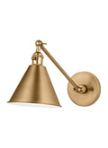 VISUAL COMFORT & CO., SALEM SINGLE ARM ONE LIGHT SCONCE, WALL SCONCES