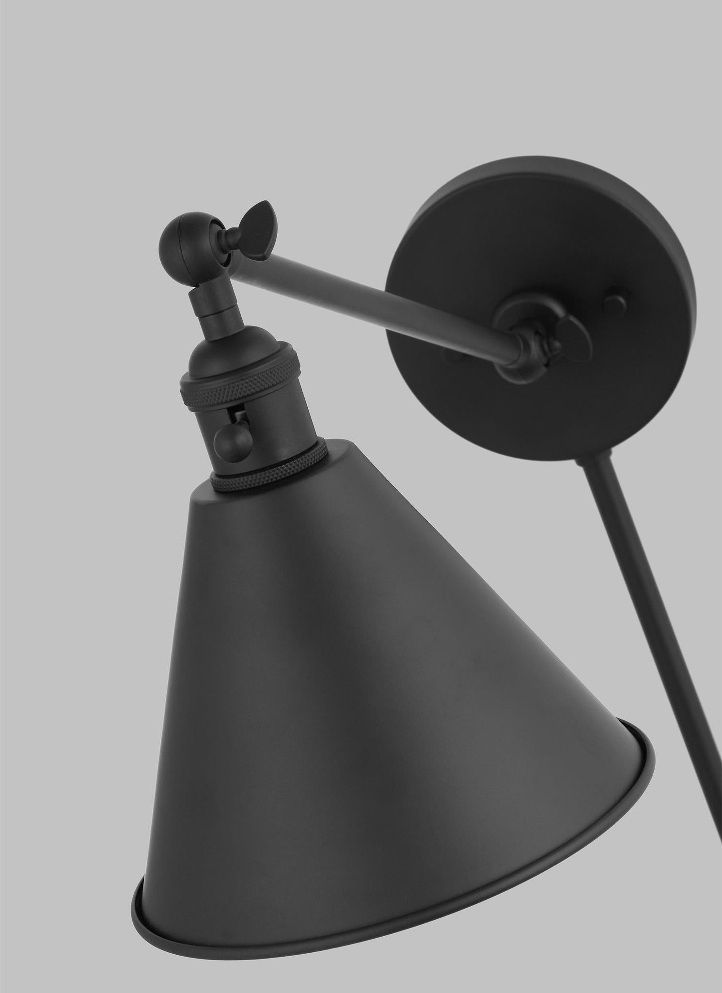 VISUAL COMFORT & CO., SALEM SINGLE ARM ONE LIGHT SCONCE, WALL SCONCES