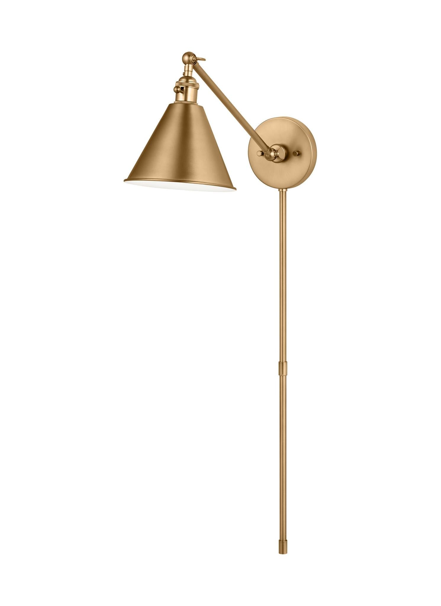 VISUAL COMFORT & CO., SALEM SINGLE ARM ONE LIGHT SCONCE, WALL SCONCES