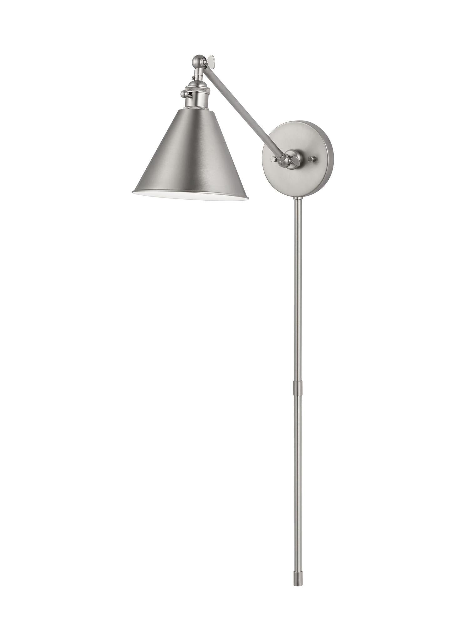 VISUAL COMFORT & CO., SALEM SINGLE ARM ONE LIGHT SCONCE, WALL SCONCES