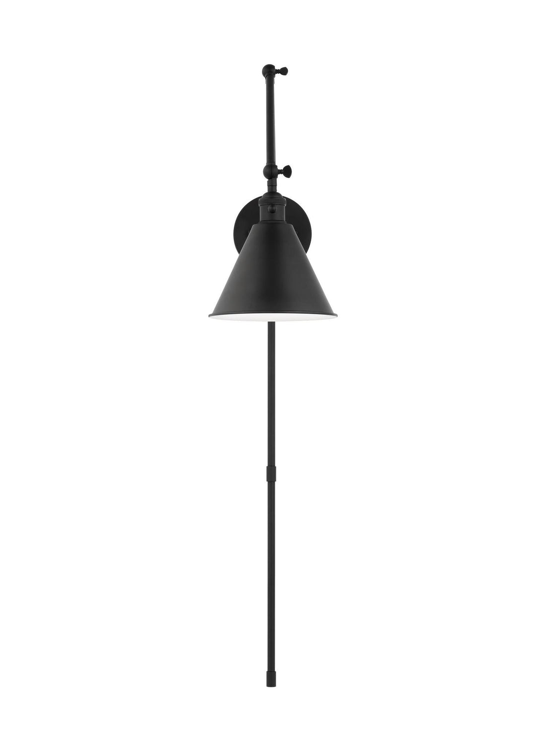 VISUAL COMFORT STUDIO, SALEM DOUBLE ARM ONE LIGHT SCONCE, WALL SCONCES