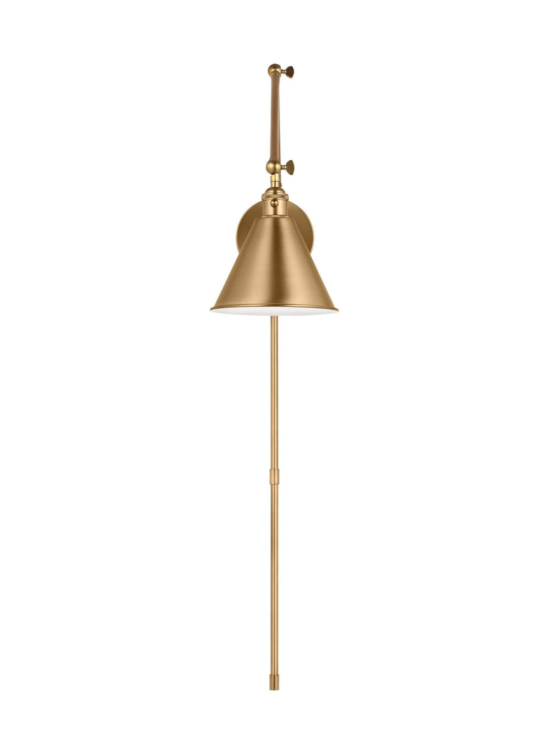 VISUAL COMFORT STUDIO, SALEM DOUBLE ARM ONE LIGHT SCONCE, WALL SCONCES