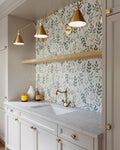 VISUAL COMFORT STUDIO, SALEM DOUBLE ARM ONE LIGHT SCONCE, WALL SCONCES