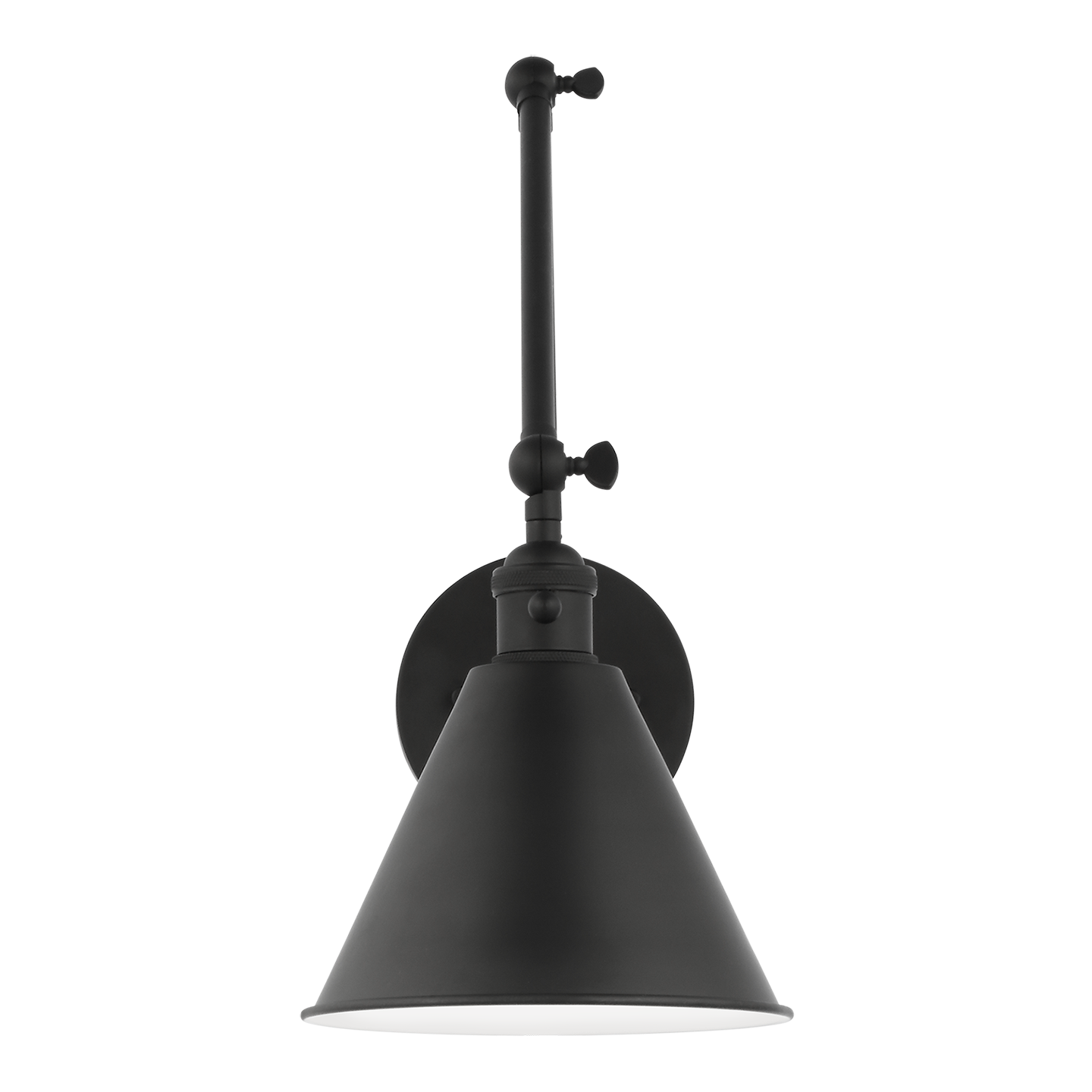 VISUAL COMFORT STUDIO, SALEM DOUBLE ARM ONE LIGHT SCONCE, WALL SCONCES