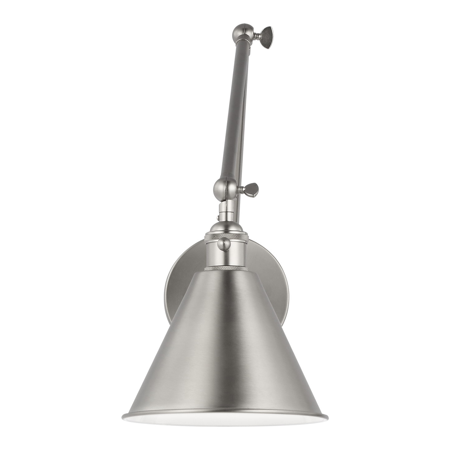 VISUAL COMFORT STUDIO, SALEM DOUBLE ARM ONE LIGHT SCONCE, WALL SCONCES
