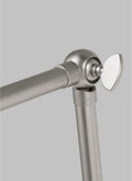 VISUAL COMFORT STUDIO, SALEM DOUBLE ARM ONE LIGHT SCONCE, WALL SCONCES