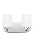 GENERATION LIGHTING, WINDOM TWO LIGHT WALL / BATH, BATH VANITY LIGHT