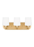 GENERATION LIGHTING, WINDOM THREE LIGHT WALL / BATH, BATH VANITY LIGHT