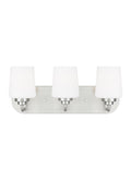 GENERATION LIGHTING, WINDOM THREE LIGHT WALL / BATH, BATH VANITY LIGHT