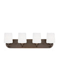GENERATION LIGHTING, WINDOM FOUR LIGHT WALL / BATH, BATH VANITY LIGHT