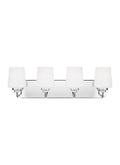 GENERATION LIGHTING, WINDOM FOUR LIGHT WALL / BATH, BATH VANITY LIGHT