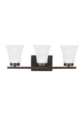 GENERATION LIGHTING, BAYFIELD THREE LIGHT WALL / BATH, BATH VANITY LIGHT