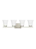 GENERATION LIGHTING, BAYFIELD FOUR LIGHT WALL / BATH, BATH VANITY LIGHT