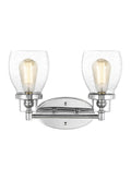 GENERATION LIGHTING, BELTON TWO LIGHT WALL / BATH, BATH VANITY LIGHT