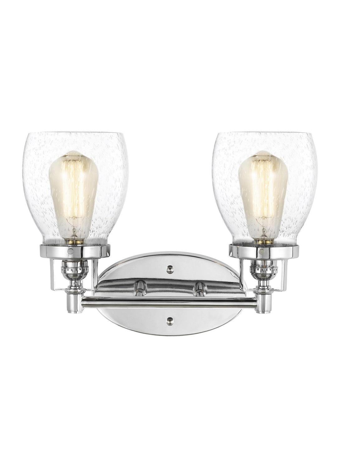 GENERATION LIGHTING, BELTON TWO LIGHT WALL / BATH, BATH VANITY LIGHT
