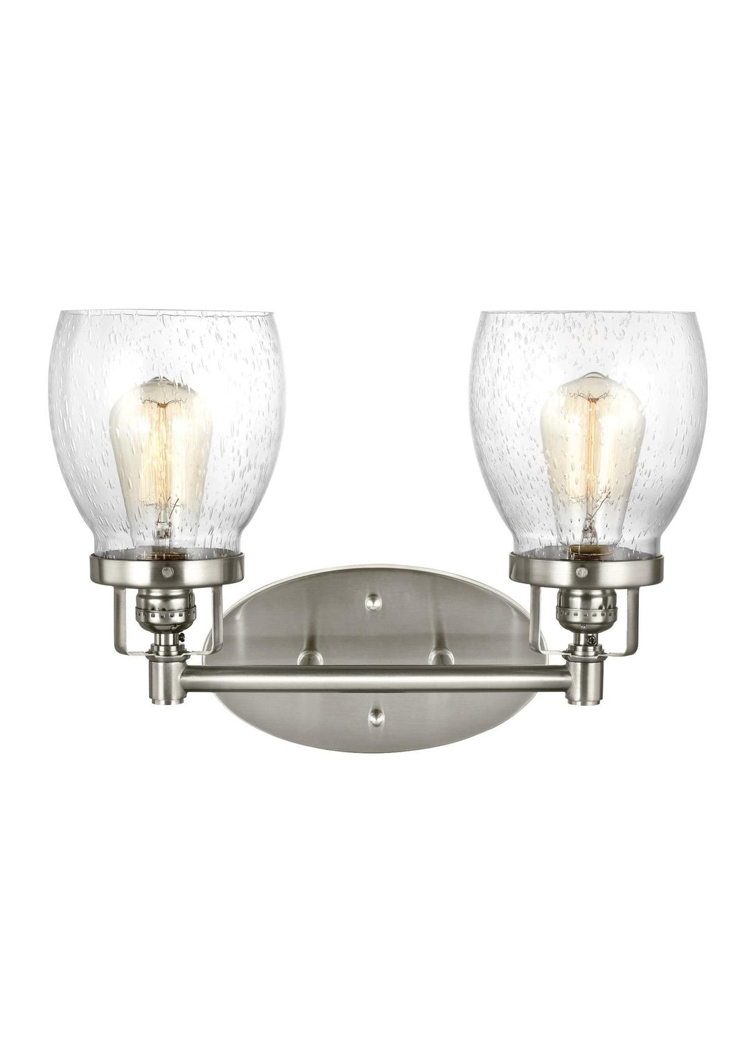 GENERATION LIGHTING, BELTON TWO LIGHT WALL / BATH, BATH VANITY LIGHT