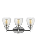 GENERATION LIGHTING, BELTON THREE LIGHT WALL / BATH, BATH VANITY LIGHT