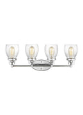 GENERATION LIGHTING, BELTON FOUR LIGHT WALL/ BATH, BATH VANITY LIGHT