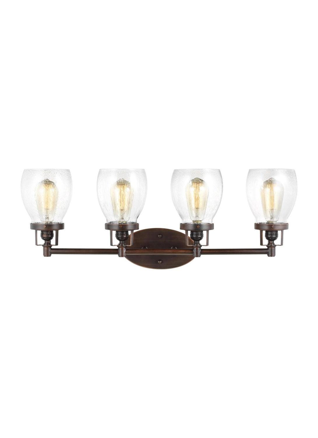 GENERATION LIGHTING, BELTON FOUR LIGHT WALL/ BATH, BATH VANITY LIGHT
