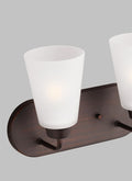 GENERATION LIGHTING, KERRVILLE TWO LIGHT WALL / BATH, BATH VANITY LIGHT