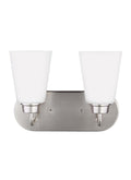 GENERATION LIGHTING, KERRVILLE TWO LIGHT WALL / BATH, BATH VANITY LIGHT