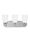 GENERATION LIGHTING, KERRVILLE THREE LIGHT WALL / BATH, BATH VANITY LIGHT