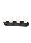 GENERATION LIGHTING, KERRVILLE FOUR LIGHT WALL / BATH, BATH VANITY LIGHT