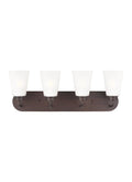 GENERATION LIGHTING, KERRVILLE FOUR LIGHT WALL / BATH, BATH VANITY LIGHT