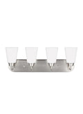 GENERATION LIGHTING, KERRVILLE FOUR LIGHT WALL / BATH, BATH VANITY LIGHT