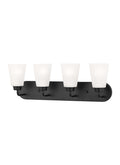 GENERATION LIGHTING, KERRVILLE FOUR LIGHT WALL / BATH, BATH VANITY LIGHT