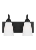 GENERATION LIGHTING, SEVILLE TWO LIGHT WALL / BATH, BATH VANITY LIGHT