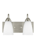 GENERATION LIGHTING, SEVILLE TWO LIGHT WALL / BATH, BATH VANITY LIGHT