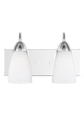 GENERATION LIGHTING, SEVILLE TWO LIGHT WALL / BATH, BATH VANITY LIGHT