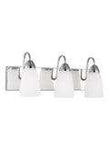 GENERATION LIGHTING, SEVILLE THREE LIGHT WALL / BATH, BATH VANITY LIGHT