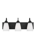GENERATION LIGHTING, SEVILLE THREE LIGHT WALL / BATH, BATH VANITY LIGHT