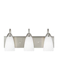 GENERATION LIGHTING, SEVILLE THREE LIGHT WALL / BATH, BATH VANITY LIGHT