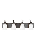 GENERATION LIGHTING, SEVILLE FOUR LIGHT WALL / BATH, BATH VANITY LIGHT