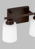 GENERATION LIGHTING, VINTON TWO LIGHT WALL / BATH SCONCE, BATH VANITY LIGHT