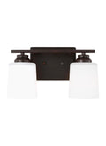 GENERATION LIGHTING, VINTON TWO LIGHT WALL / BATH SCONCE, BATH VANITY LIGHT