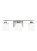 GENERATION LIGHTING, VINTON THREE LIGHT WALL / BATH SCONCE, BATH VANITY LIGHT