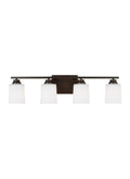 GENERATION LIGHTING, VINTON FOUR LIGHT WALL / BATH SCONCE, BATH VANITY LIGHT