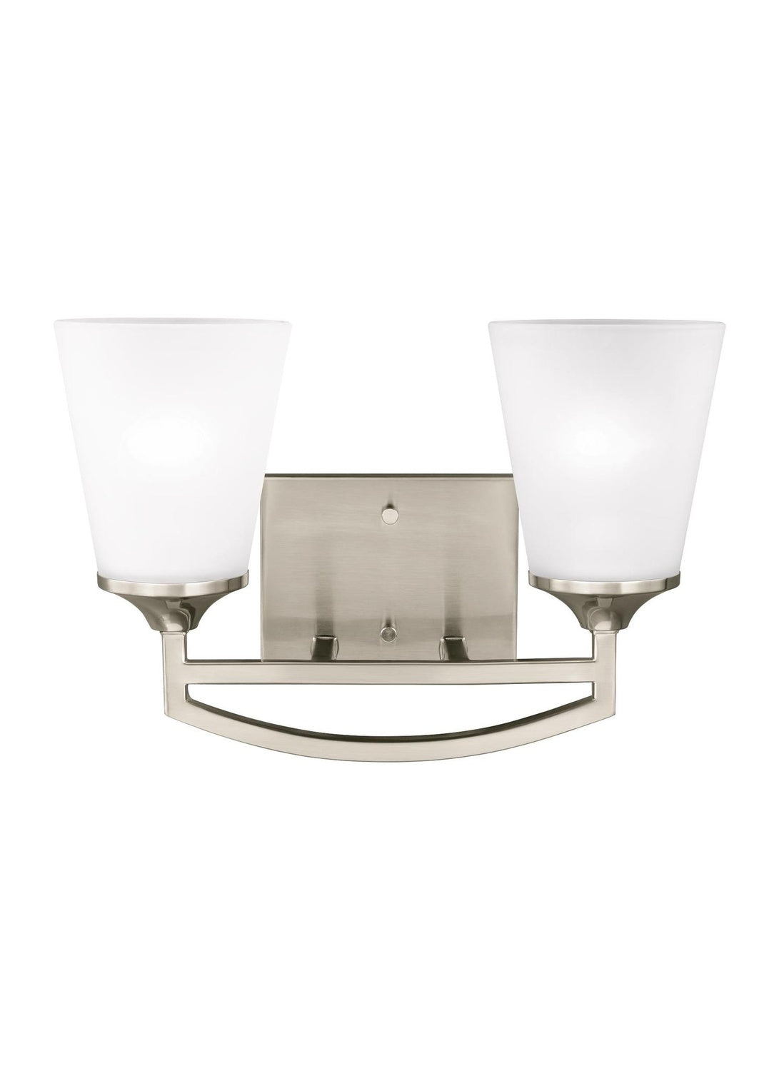 GENERATION LIGHTING, HANFORD TWO LIGHT WALL / BATH, BATH VANITY LIGHT