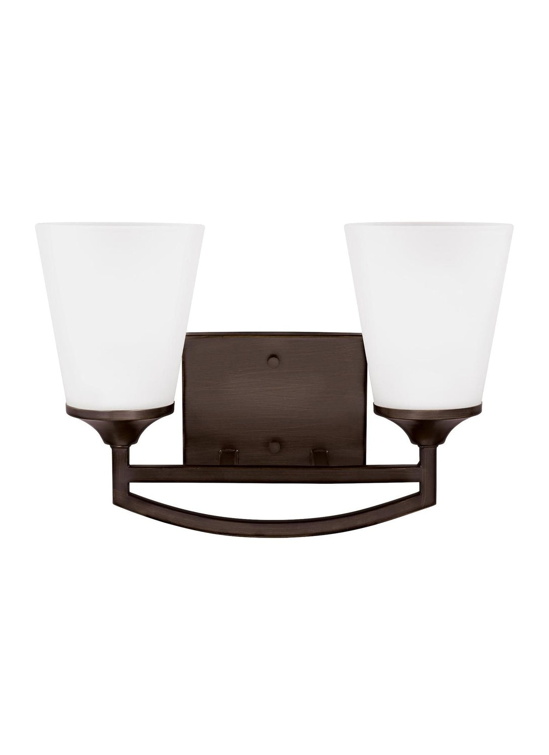 GENERATION LIGHTING, HANFORD TWO LIGHT WALL / BATH, BATH VANITY LIGHT