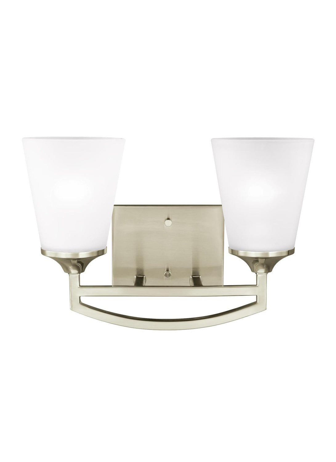 GENERATION LIGHTING, HANFORD TWO LIGHT WALL / BATH, BATH VANITY LIGHT