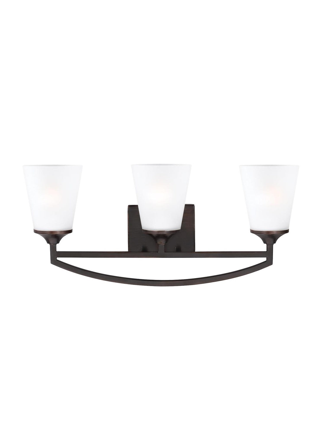 GENERATION LIGHTING, HANFORD THREE LIGHT WALL / BATH, BATH VANITY LIGHT