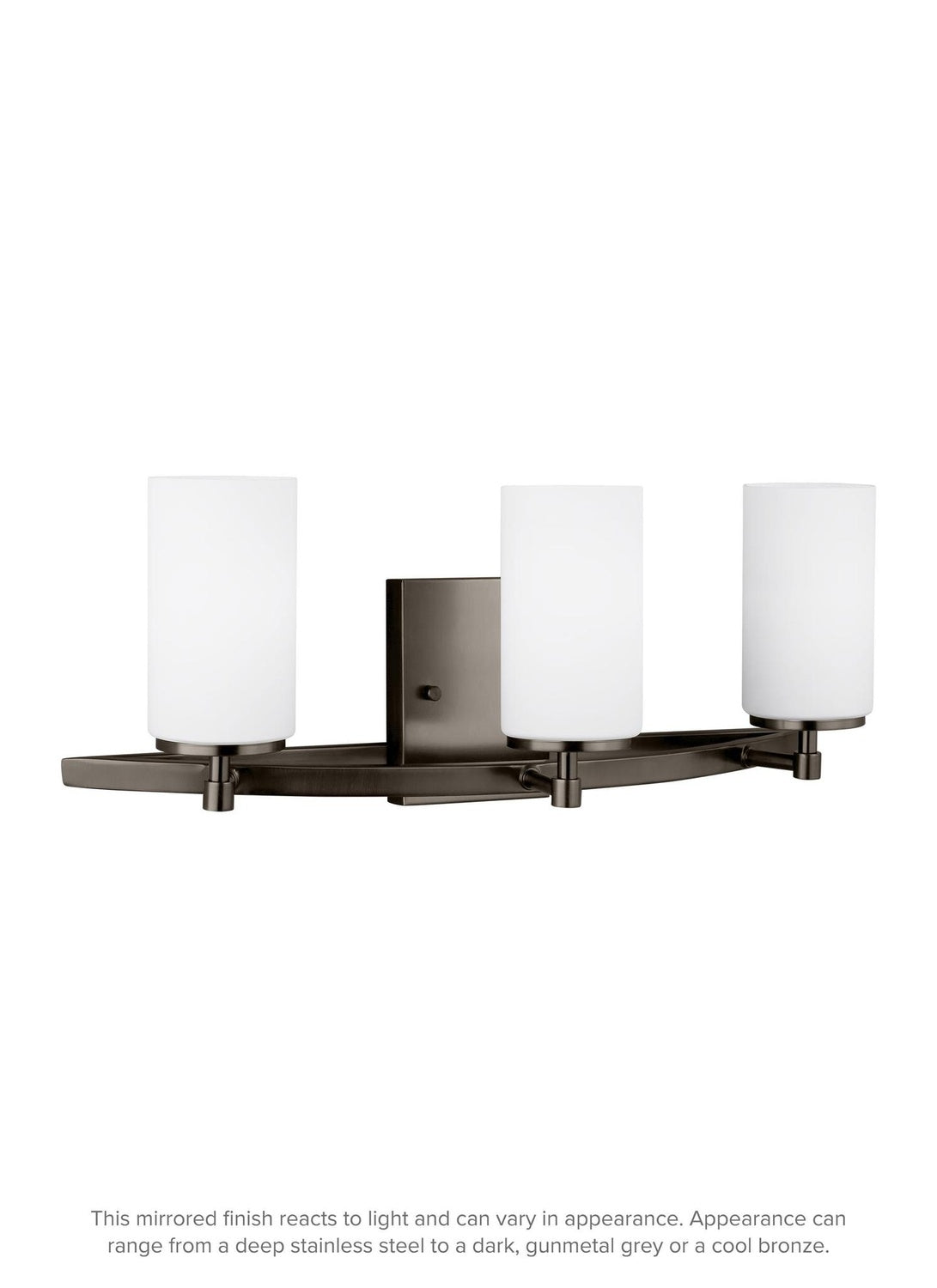 GENERATION LIGHTING, ALTURAS THREE LIGHT WALL / BATH, BATH VANITY LIGHT