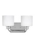 GENERATION LIGHTING, CANFIELD TWO LIGHT WALL / BATH, BATH VANITY LIGHT
